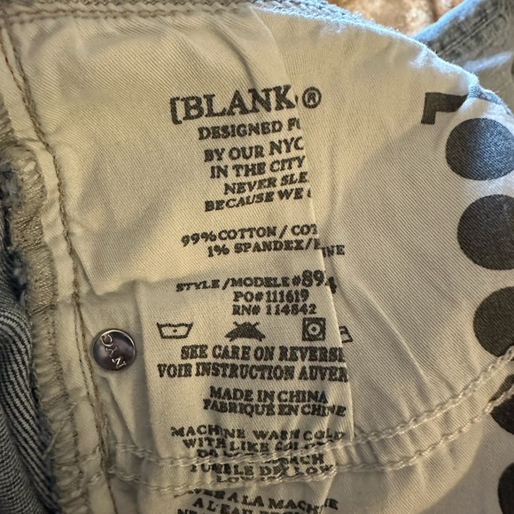 Extra high rise size 28 button up cropped jeans BLANKNYC - Picture 11 of 11